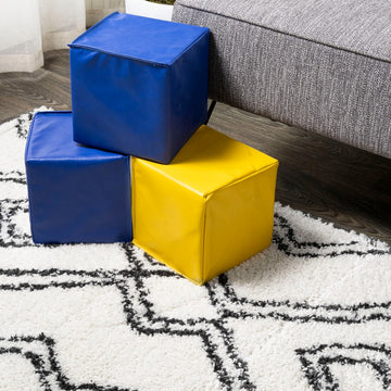 Deia Moroccan Style Diamond Shag Area Rug